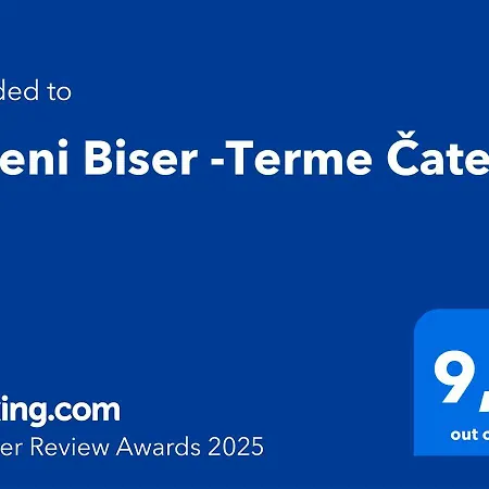 Apartmán Zeleni Biser -terme Catez Catez ob Savi